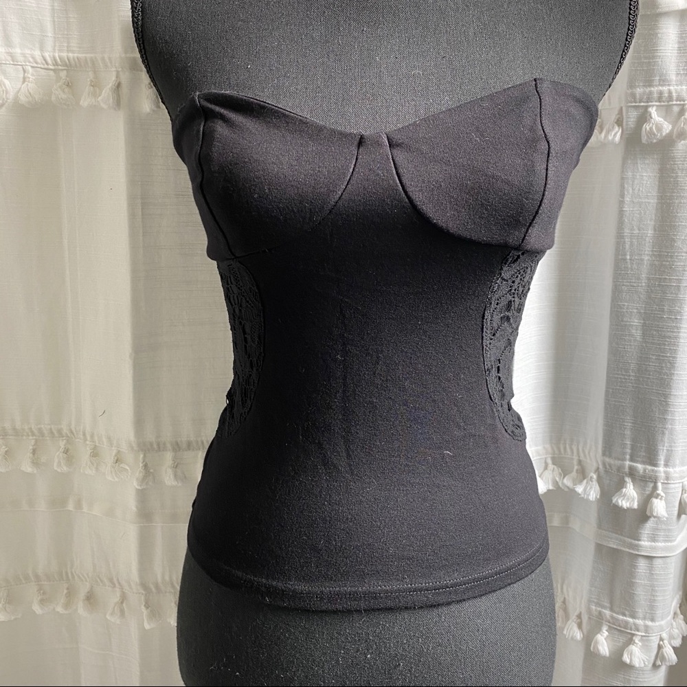 Mango lace tube top